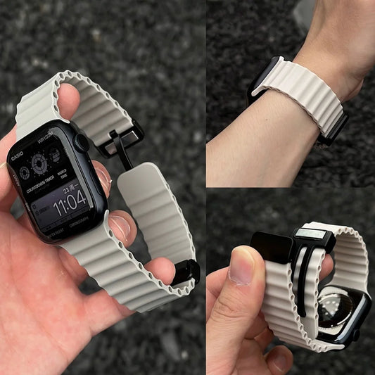 Magnetic Buckle Strap For Apple Watch Band