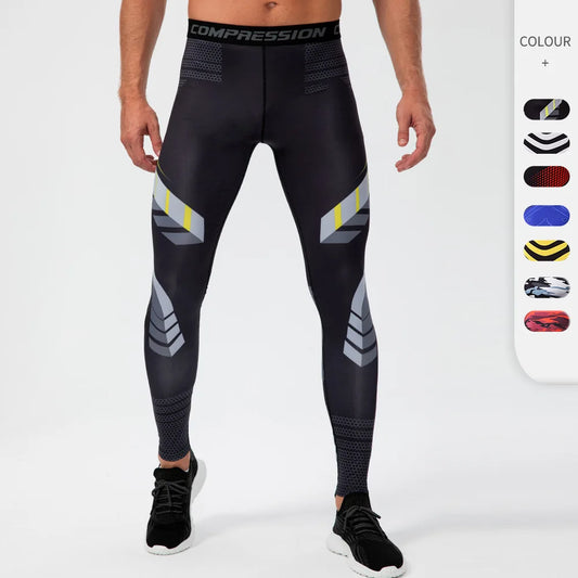 Men Running Pants Compression Jogging Leggings